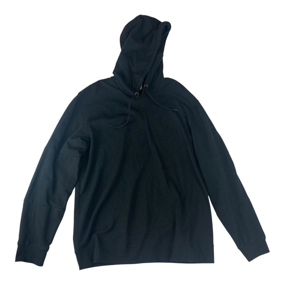 Swet Tailor Men's large Black Hoodie basic casual cotton